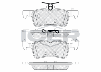 Fren Disk Balata Arka FORD ORJINAL KTK1BC2M007AC  KTK1BC2M007AC 2096245 2 096 245 2112004 2 112 004 2123543 2 123 543 2272734 2 272 734 2426545 2 426 545 KTH1BC2M007AA KTH1BC-2M007-AA KTH1BC2M007AB KTH1BC-2M007-AB KTH1BC2M007AC KTH1BC-2M007-AC KTH1BC2M007AD KTH1BC-2M007-AD KTK1BC2M007AB KTK1BC-2M007-AB