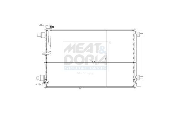 Klima Radyatörü  Audi A8 (4HC/4HL)(11.2013->)  NRF 350556