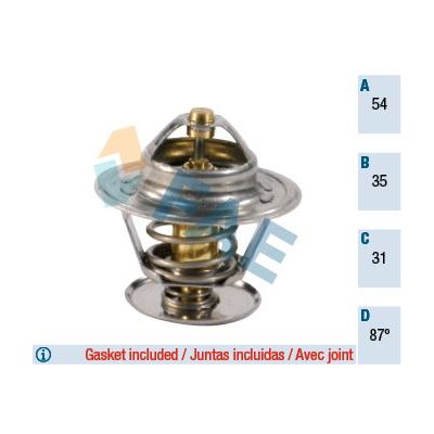Termostat  Skoda Felicia Combi (795)(11.1994->)  MOTOCAR 6700 163