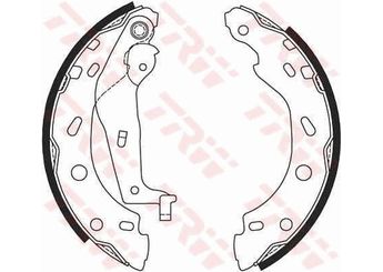 Fren Pabuçlu Balata Arka TRW GS8685  A4514230008 1440V001000000 0001440V001000000 12172V001000000 0012172V001000000 001440V001000000 4514230008 451 423 00 08 A 451 423 00 08 C0001440V001000000