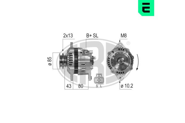 Alternatör  Nissan Pickup (D22)(02.1998->)  ERA 210794A