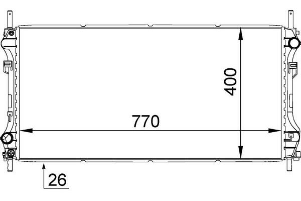 Su Radyatörü  MAHLE CR 1346 000S