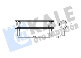 Motor Yağ Soğutucu  KALE 114630  