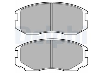 Fren Disk Balata Ön DELPHI LP1594  4465B4010 04465B4010 4465B4030 04465B4030 449187401 04491-87401 449187403000 04491-87403-000 449187401000 0449187401000 449197507 0449197507 449197507000 0449197507000 DBP511114 DBP51-1114 MB928461 MB928463 MB928817 MN102605 MR249779 MR389508 MR389511 MR389512 MZ690330 MZ690-330 MZ690000E PC351101 PW891172 X3511001 4465B4020 04465B4020 4465B4050 04465B4050 0449187401