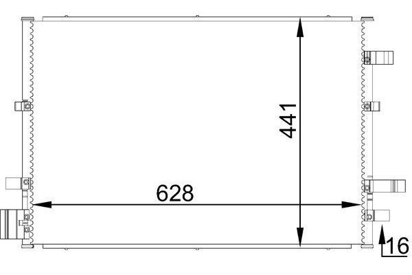 Klima Radyatörü  MAHLE AC 690 000S