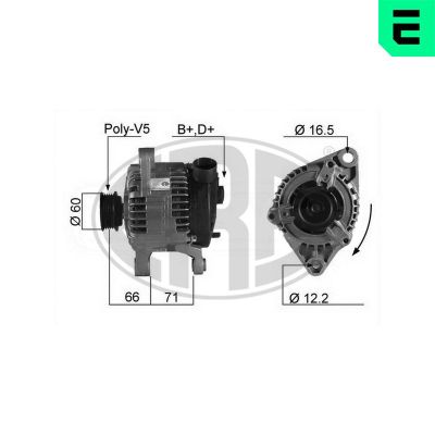 Alternatör  Fiat Bravo (182)(06.1995->)  FIAT ORJINAL 46428734