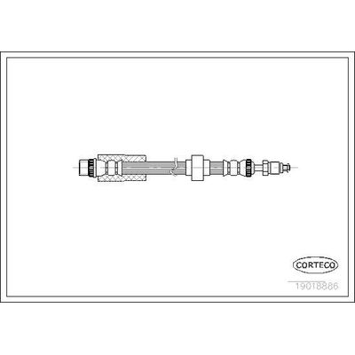 Fren Hortumu Ön Sağ veya Sol MGA 511153