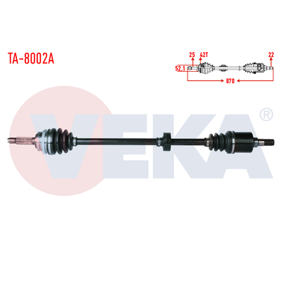 Aks Komple Ön Sağ VEKA TA-8002A