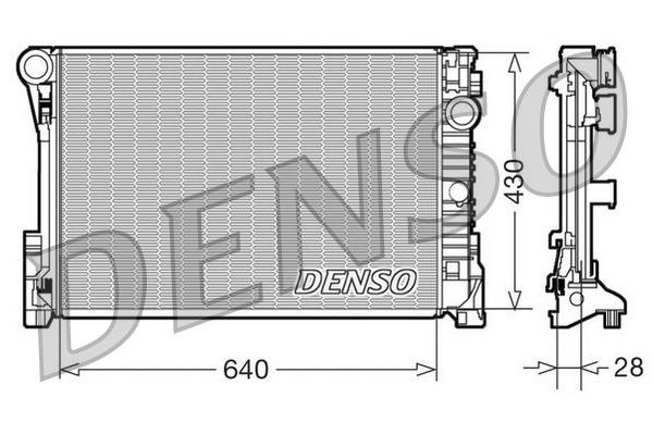 Su Radyatörü  DENSO DRM17110