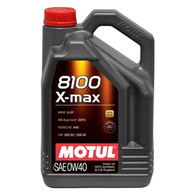 Motor Yağı Tam Sentetik 8100 X-Max (4 Lt) 0W40  MOTUL 104532