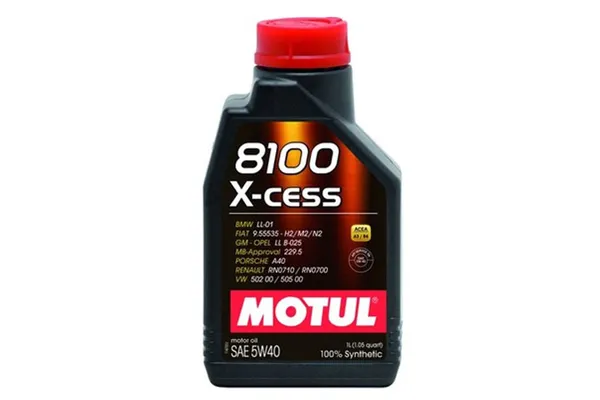 Motor Yağı Tam Sentetik 8100 X-Cess (1 Lt) 5W40  MOTUL 102784