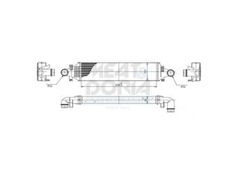 Turbo Radyatörü  ORİS IME159064  A2465000900 144615DC0A 2465000900 A144615DC0A