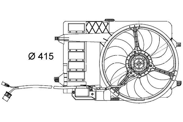 Radyatör Fan ve Motoru  MAHLE CFF 29 000S