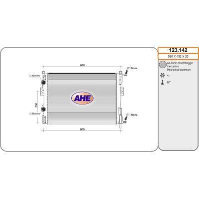 Su Radyatörü  Renault Scenic II (06.2003->)  BEHR CR 1690 000S