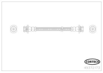 Fren Hortumu Arka Sol CORTECO 49372173  49372173 96682952