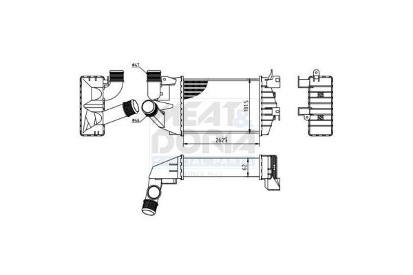 Turbo Radyatörü  NRF 30307