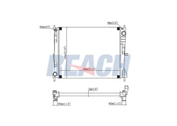 Su Radyatörü  AXAM 02-22-05-4038  8200138738 21410AY600 8200523416