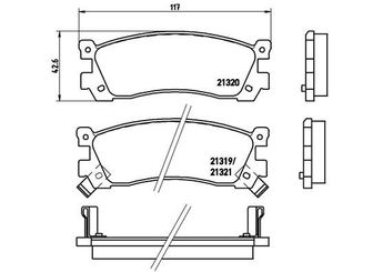 Fren Disk Balata Arka BREMBO P 49 025  J0Y12648Z 1U0E2648Z 1U0L2648Z 1U0M2648Z H2662648Z H2662648ZA H2912648Z H4Y02643Z H4Y02648Z HE392648ZA HF392648Z HF392648ZA J0V126432B J0Y12643Z J0Y12643ZA J0Y12643ZB LAZ23328Z LBY02643Z LCY12643Z S0YN2643Z S0YN2648Z S1YH2643Z T0Y02643Z T0Y02648Z TA012643Z TA012648Z TAY22643Z TAY22648Z TBY72643Z TBY72648Z TCY12643Z TCY12648Z TCY22643Z TCY72648Z TCY22643ZA TCY72643Z AY060MA003 AY060MA004 AY060MA008