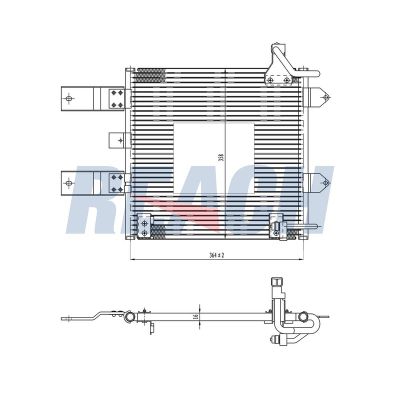 Klima Radyatörü  Volkswagen Lupo (6X1/6E1)(10.1998->2005)  DELPHI TSP0225373