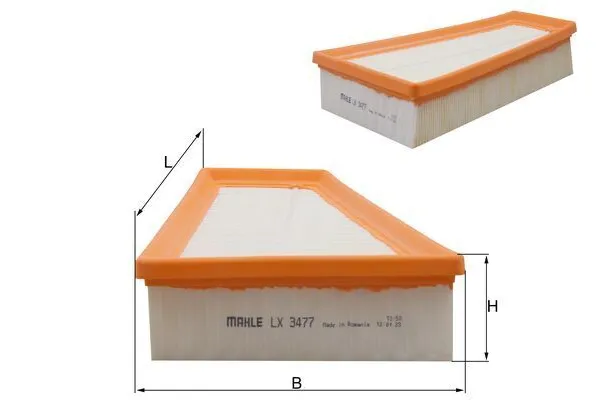 Hava Filtresi  Mercedes A -Serisi (BM 176)(06.2012->)  MAHLE LX 3477