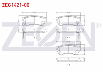 Fren Disk Balata Ön ZEGEN ZEG1421-00   270242100165 270242100185 V9118S013 5520061880 AY040KE120 5520060B10 55200-60B10 5520061832 55200-61832 55200-61880 5520062840 55200-62840 5520062850 55200-62850 5520086810 55200-86810 5520086820 55200-86820 5521060B50 55210-60B50 5521086030 55210-86030 5522086030 55220-86030 5523086030 55230-86030 5525160B80 55251-60B80 5530086810 55300-86810 5530086820 55300-86820 5580050G60 270242100155 270242100156 270242100180