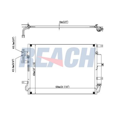 Klima Radyatörü  Land Rover Range Rover (LM)(01.2002->)  MGA 82496