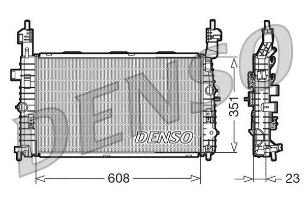 Su Radyatörü  DENSO DRM20093