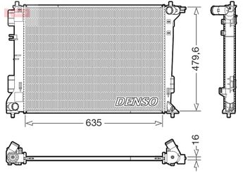 Su Radyatörü  DENSO DRM41028  DRM41028 25310D7500