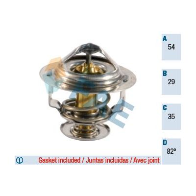 Termostat 82 °C  MGA 85104