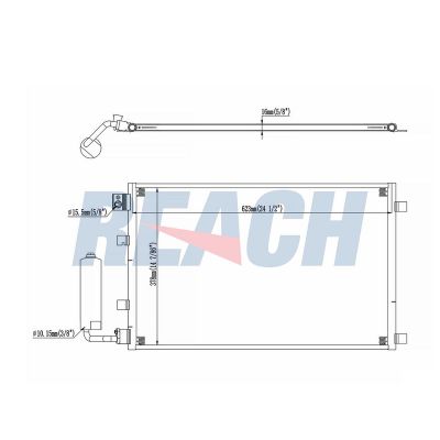 Klima Radyatörü  Nissan Qashqai (J10)(01.2007->)  BOSCH 1 986 AD2 421