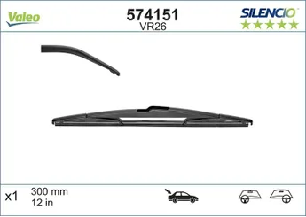 Silecek Süpürgesi Arka  300 mm - 12 inç VALEO 574151  1272340 GM5JA17402DA 71751022 50508588 A2128201945 95016791 1616433980 1635156480 1671211380 642393 6423E2 7701066673 155253689 55701469 1686898 2120382 AM5117402BA GM5JA17402AA 76730S6DE01 988501P000 C2Z20242 1698201745 2128201945 A1698201745 287903U020 287904EA0A 28790JE20A 1616433880 1656159780 642391 6426XE 7701410155 7711422568 6423-93 6423-E2 AM51-17402-BA GM5J-A17402-AA 76730-S6D-E01 98850-1P000 28790-3U020 28790-4EA0A 28790-JE20A 6423-91 6426-XE