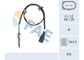 Egzoz Sıcaklık Sensörü  MAHER 22875  3L906088BT 03L906088BT 137098 2507098