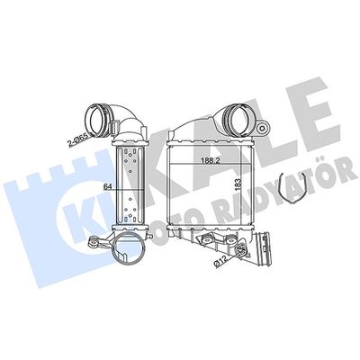 Turbo Radyatörü  Skoda Octavia (1U2)(2001->)  ORİS IVW506064