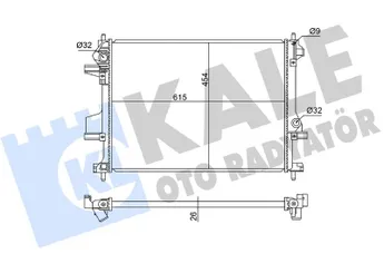 Su Radyatörü  KALE 363680  302000021AA