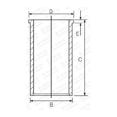Gömlek (73.70MM-STD)  KING PISTON G73701360K-1M