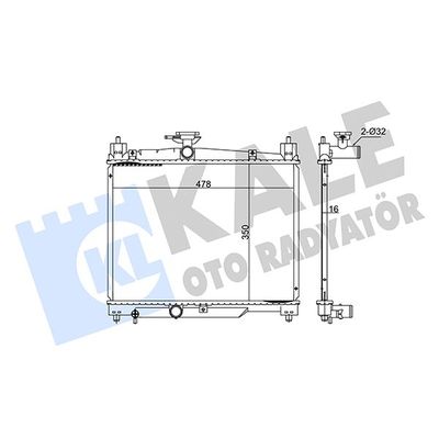 Su Radyatörü  KALE 348430