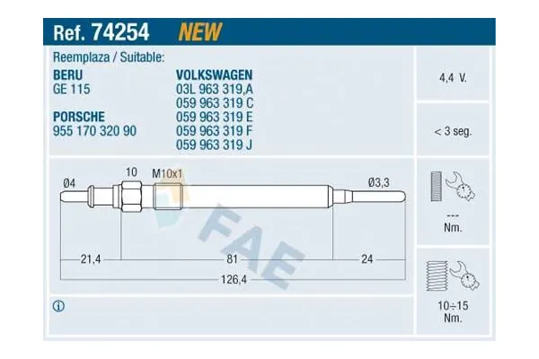 Isıtma Bujisi  Audi A5 Sportback (8T)(05.2009->)  NGK 8888