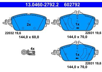 Fren Disk Balata Ön ATE 13.0460-2792.2  A0004208700 4208700 000 420 87 00 4208903 000 420 89 03 4209703 000 420 97 03 84203620 008 420 36 20 84203720 008 420 37 20 A 000 420 87 00 A0004208903 A 000 420 89 03 A0004209703 A 000 420 97 03 A0084203620 A 008 420 36 20 A0084203720 A 008 420 37 20
