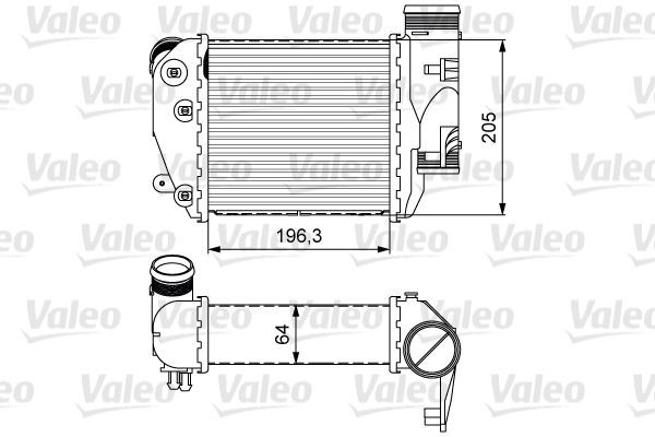 Turbo Radyatörü  Audi A6 Sedan (4F2)(03.2004->)  VALEO 818610