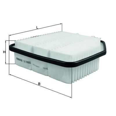 Hava Filtresi  Toyota RAV4 (A3)(2005->)  MAHLE LX 3005