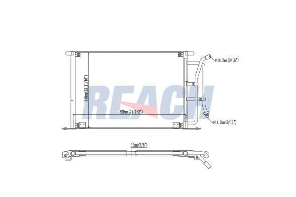 Klima Radyatörü  Ford Fiesta Courier (DX)(2000->)  EUROREPAR 1609637480
