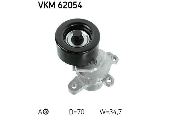 Vantilatör Kayış Gergi Rulmanı  Nissan Teana (J32R)(02.2008->)  SKF VKM 62054