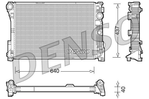 Su Radyatörü  DENSO DRM17045