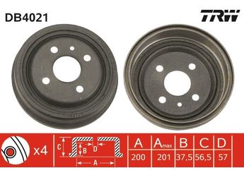 Kampana Arka Sağ veya Sol MAHER 03820  568058 5 68 058 90086194 90193915 568053 5 68 053