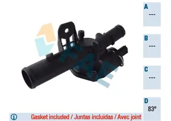 Termostat 83 °C  RENAULT ORJINAL 110605536R  110605536R 1106000Q0K 11060-00Q0K 1106000Q0S 11060-00Q0S 110603026R 11 06 030 26R 11 06 055 36R 8200954328 82 00 954 328