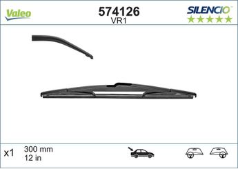 Silecek Süpürgesi Arka  300 mm - 12 inç VALEO 574126  BBI3001 1611351280 6426YN 642390 7711130029 852420D010 852420H010 16 113 512 80 6426 YN 6423-90 85242-0D010 85242-0H010