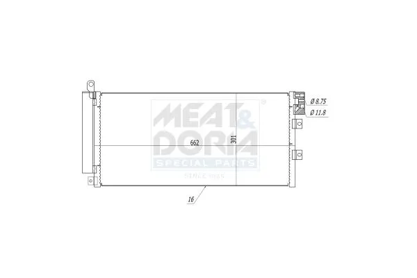 Klima Radyatörü  ORİS CFI227012