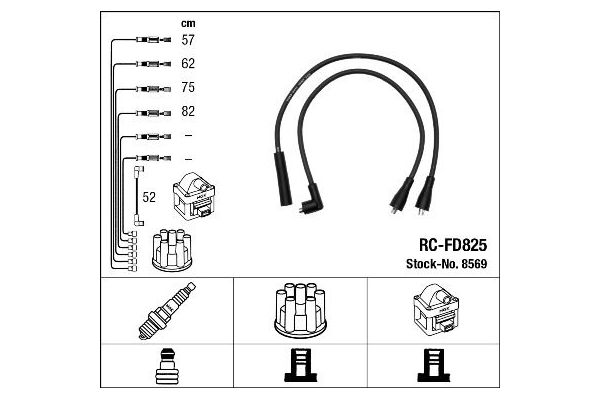 Buji Kablosu  NGK 8569