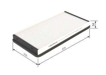 Polen Filtresi  BOSCH 1 987 432 200  99657221901 996 572 219 01 99657221902 996 572 219 02