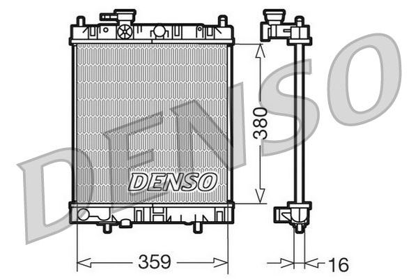 Su Radyatörü  DENSO DRM46001